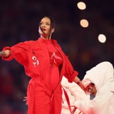 The Best Photos Of Rihanna's Show-Stopping Performance At The 2023 Super Bowl