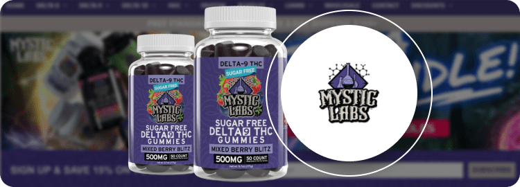 Mystic Labs Sugar Free Delta 9 Gummie